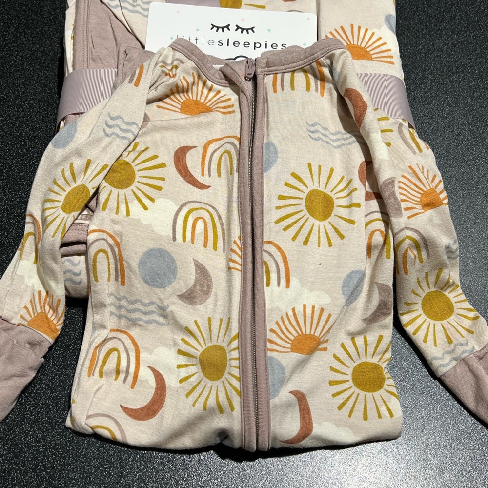 Little Sleepies Dessert Sunrise Baby Zippy & Blanket